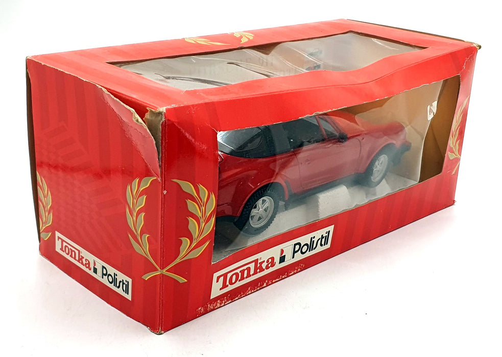 Polistil 1/16 Scale Diecast 016793 - Porsche 911 Cabriolet C/Capote - Red
