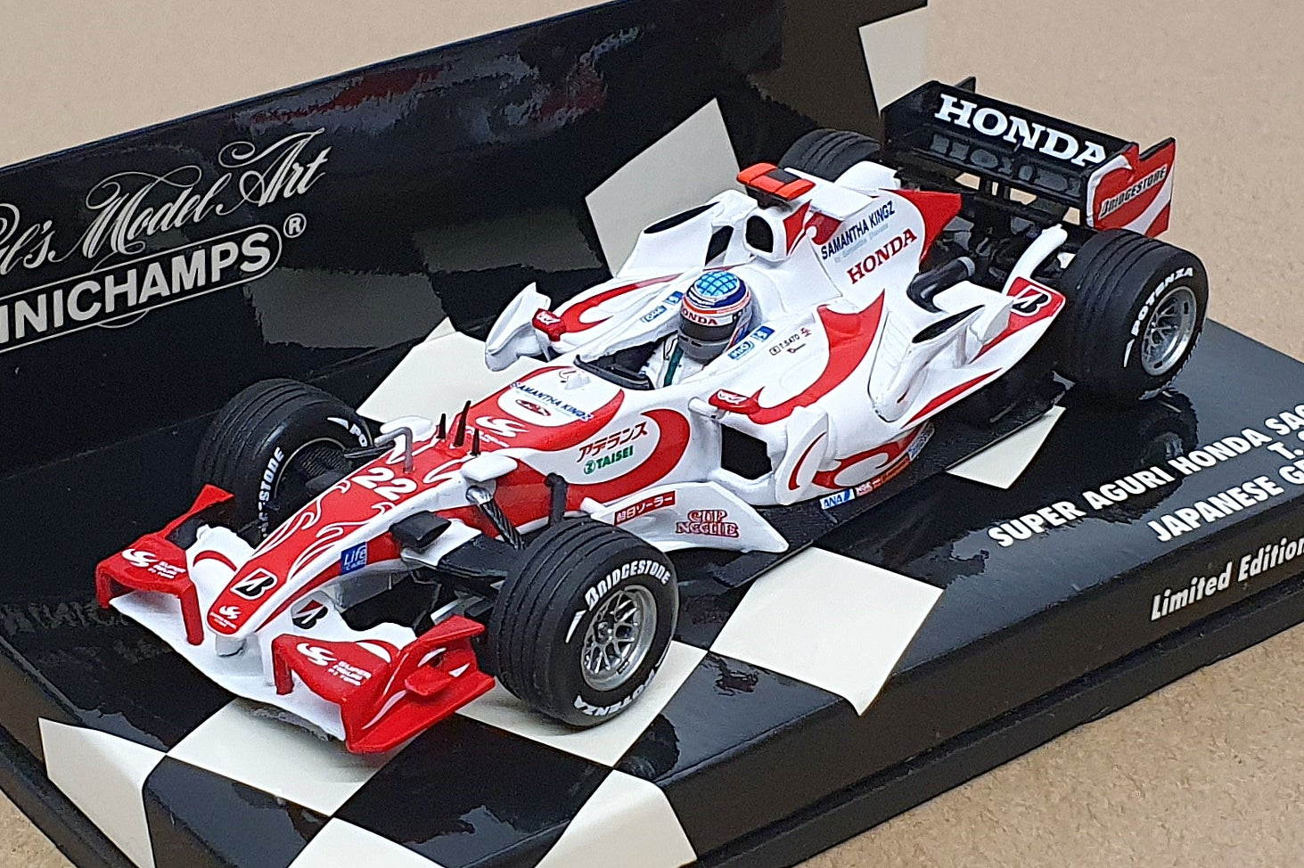 Minichamps 1/43 Scale 400 060122 - F1 Super Aguri Honda SA06 Japan GP 2006 Sato