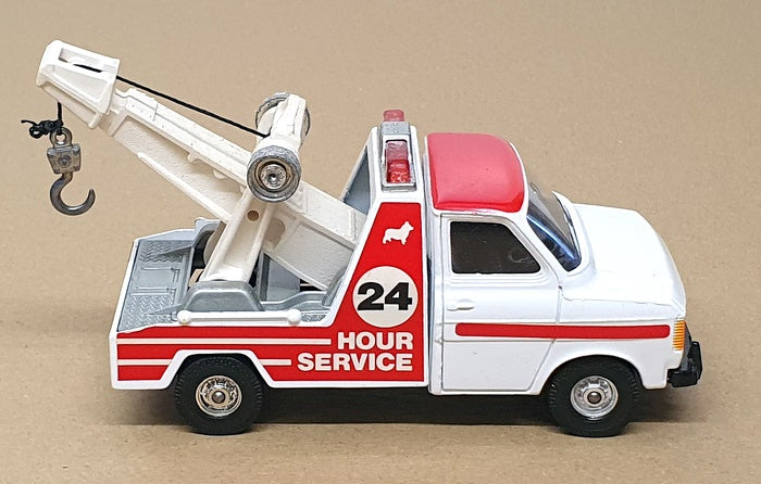 Corgi Appx 12cm Long Original Diecast 1140 - Ford Transit Wrecker - Red/White