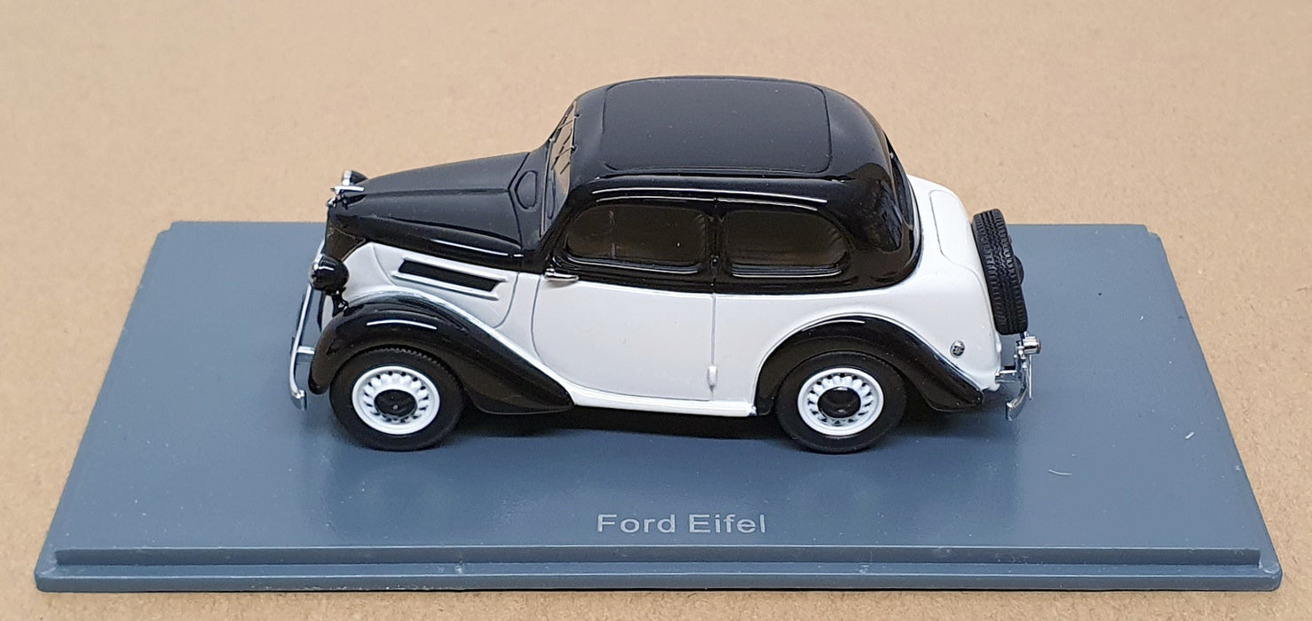 Neo 1/43 Scale Resin NEO44547 - Ford Eifel - Black/White