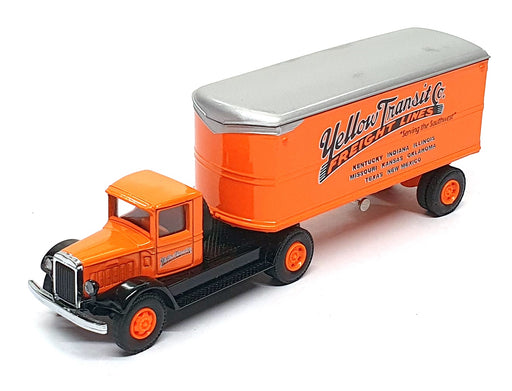 AHL 1/64 Scale L51103 - Mack Truck & Trailer Yellow Transit Co. - Orange