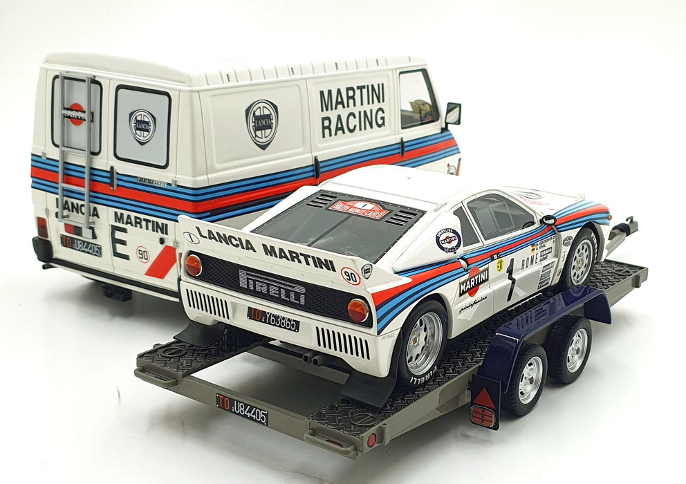 Otto 1/18 Scale OT360 Rally Set Lancia RMW 1983 Support And Trailer