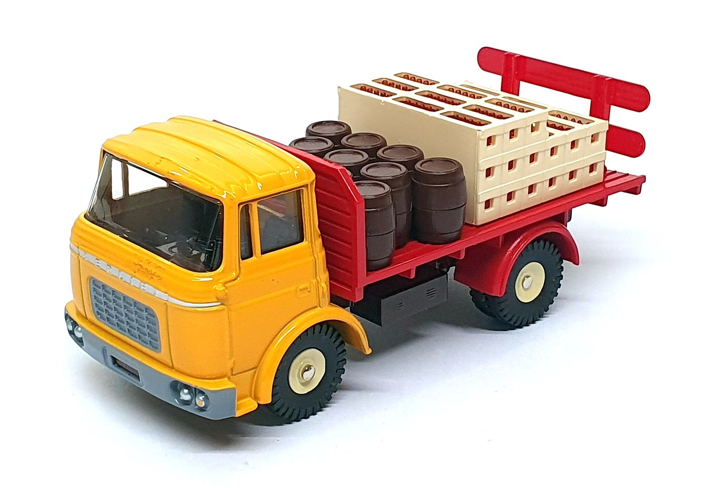 Atlas Editions Dinky Toys 588 - Berliet Gak Brasseur Truck - Yellow