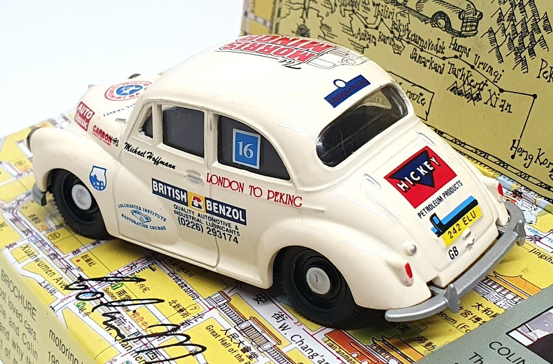 Corgi 1/43 Scale 96742 - Morris Minor London To Peking Moles/Hoffman - Ivory