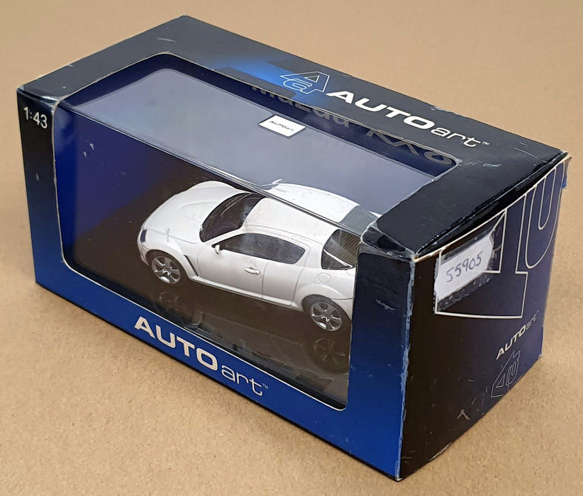 Autoart 1/43 Scale Diecast 55905 - Mazda RX-8 LHD - White