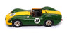 Western Models 1/43 Scale WRK2 - 1958 Lister Jaguar #28 Race Car - Green/Yellow