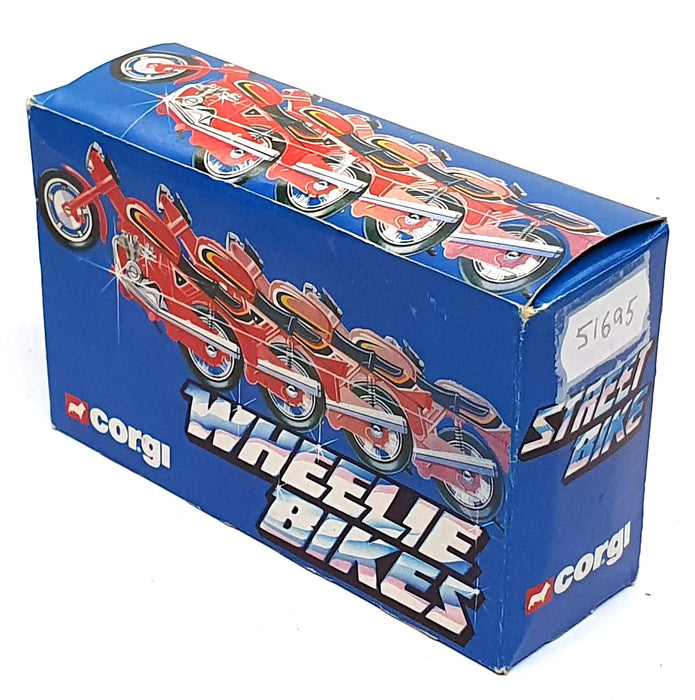 Corgi Appx 11.5cm Long Plastic Model 51695 - Wheelie Bikes Street Bike - Red