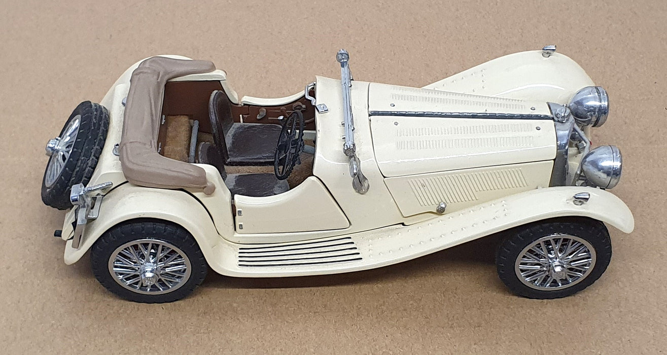 Franklin Mint 1/24 Scale Diecast 150326A - 1938 Jaguar SS-100 - Cream