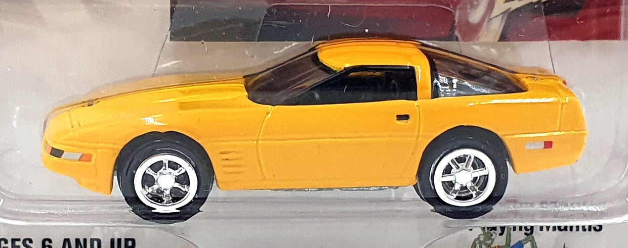 Johnny Lightning 1/64 Scale 992-01 - 1991 Chevrolet Corvette - Yellow