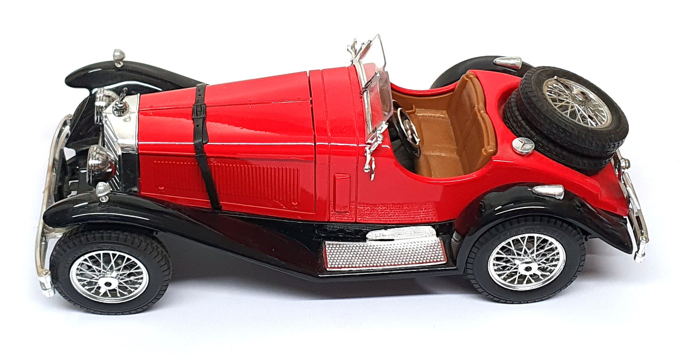 Burago 1/18 Scale Diecast 26725J - 1928 Mercedes Benz SSK - Red