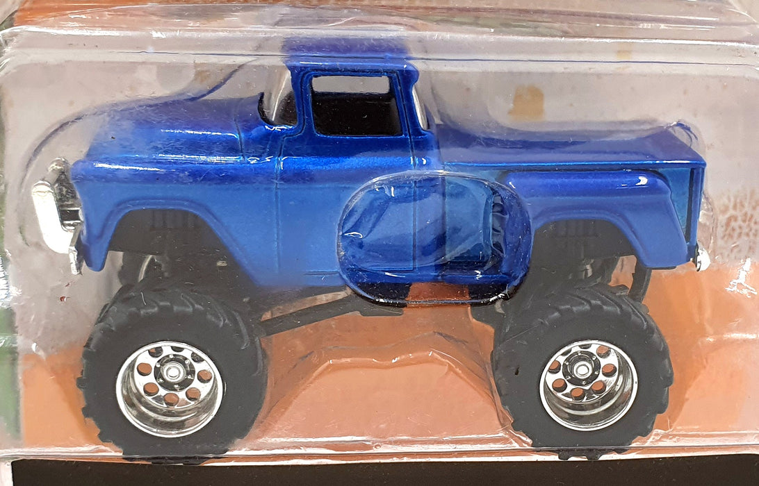 Jada Just Trucks 1/64 Scale 14020 - 1955 Chevy Stepside - Met. Blue