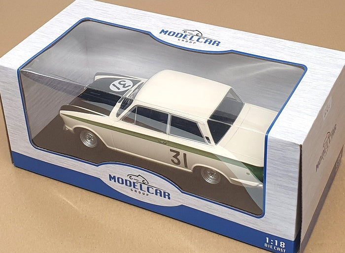 Model Car Group 1/18 Scale MCG18436R Ford Lotus Cortina M/thon de la Route 1966