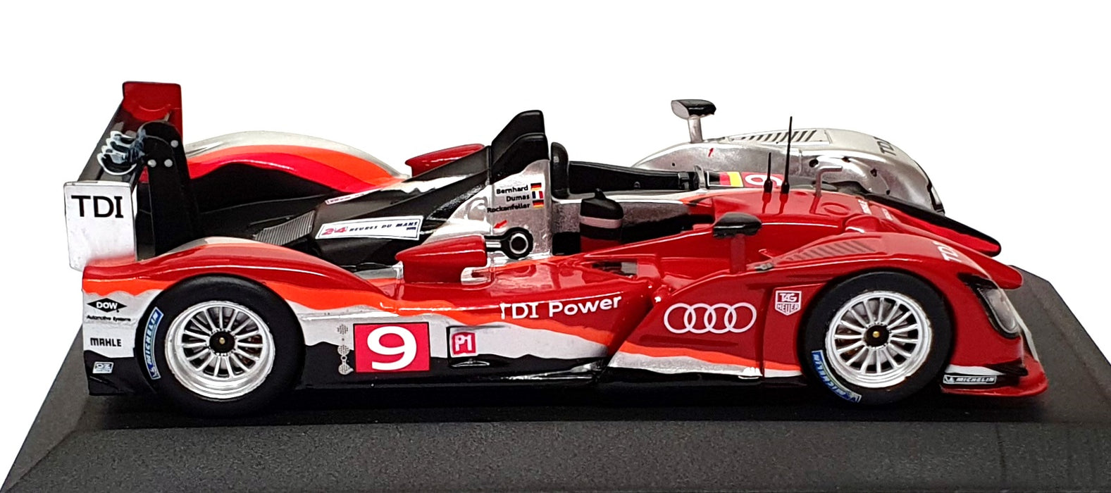 Die Cast R15 Altaya 1/43 Scale Diecast 30725 - Audi R15 TDI #9 24Hr Le Mans 2010 — R ...