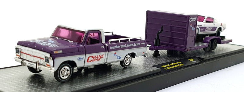 Castline M2 Machines 1/64 Scale F R58 '69 Ford F-100 Ranger & '66 Mustang Gasser