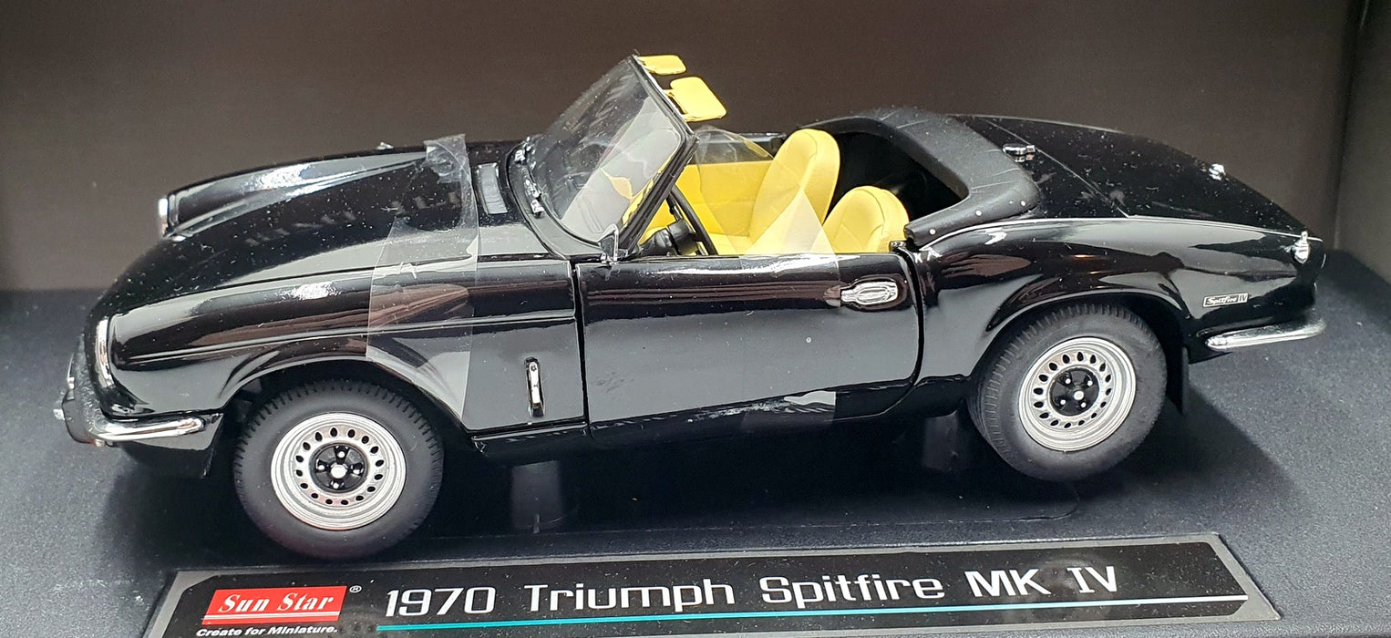 Sun Star 1/18 Scale Diecast 1046 - 1970 Triumph Spitfire MK IV - Black