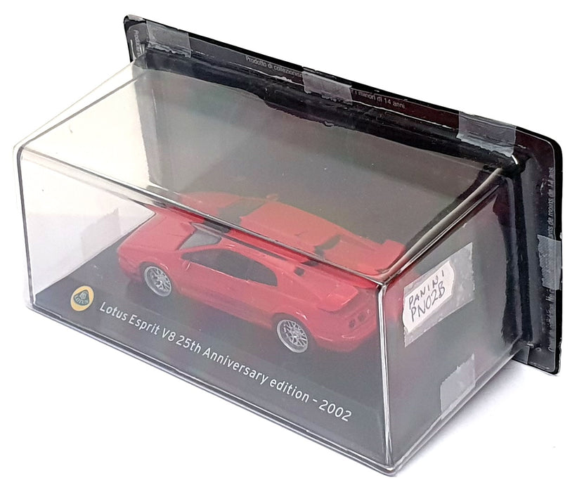 Panini 1/43 Scale PN02B - 2002 Lotus Esprit V8 25th Anniversary Edition - Red