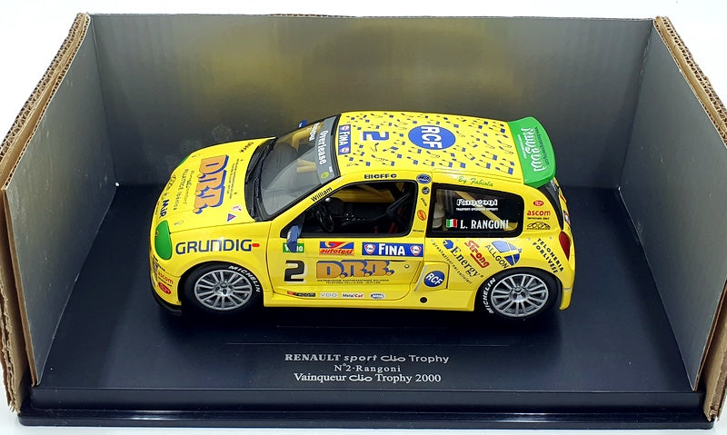 Universal Hobbies 1/18 Scale 4504 Renault Clio Sport Trophy #2 2000 Vainqueur