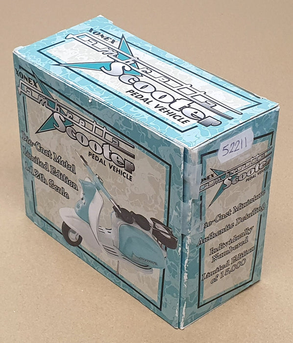 Xonex 1/12 Scale 52211 - Lambretta Scooter Pedal Vehicle - Lt. Blue/White