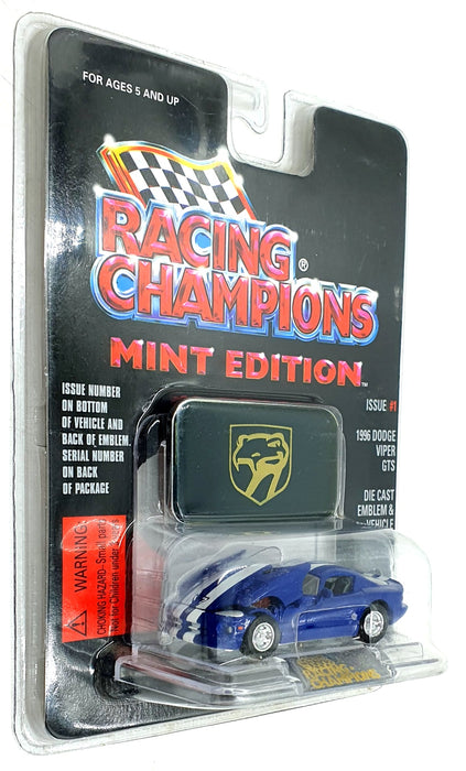 Racing Champions 1/55 Scale 08102 - 1996 Dodge Viper GTS - Blue
