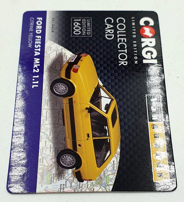 Vanguards Collector Club Model 1/43 Scale VA14404 - Ford Fiesta Mk2 1.1L Yellow