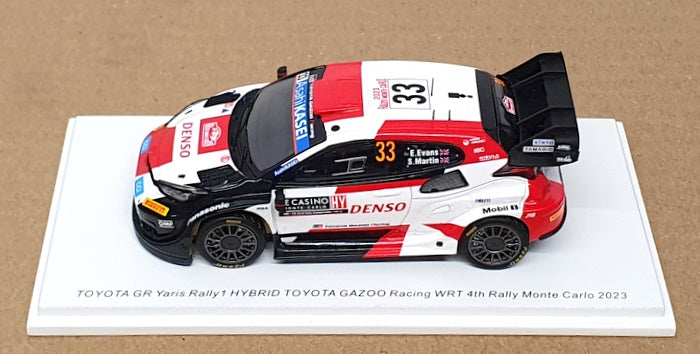 Spark 1/43 Scale S6719 - Toyota GR Yaris #33 4th Monte Carlo Rally 2023