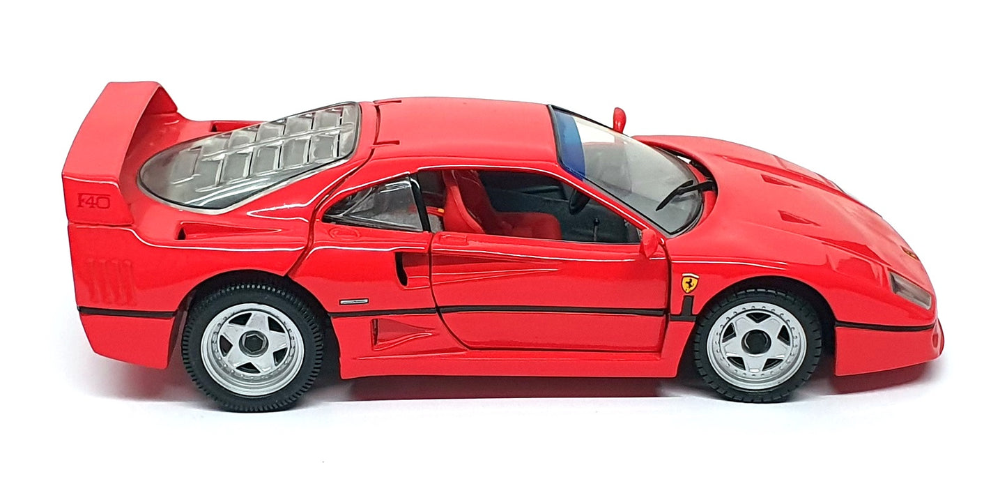 Franklin Mint 1/24 Scale Diecast 17626Z - 1989 Ferrari F40 - Red