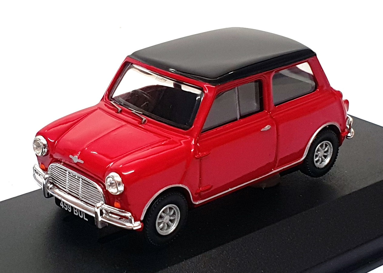 Vanguards 1/43 Scale VA02500 - Mini Cooper - Red With Black Roof