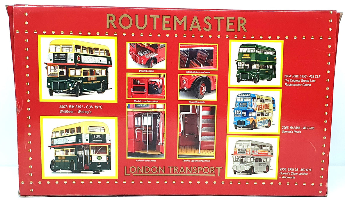 Sun Star 1/24 Scale 2907 - RM 2191 CUV 191C London Bus Shillibeer Watney's 