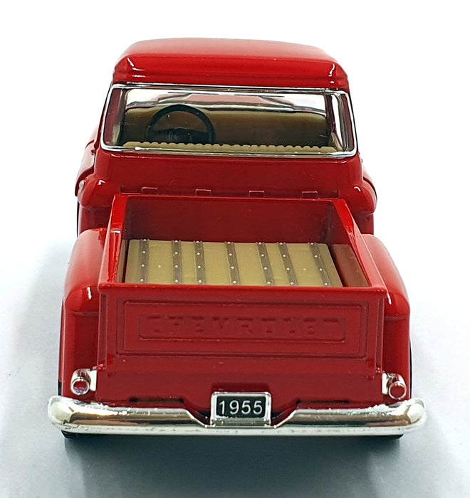Kinsmart 1/32 Scale Pull Back & Go TY0237 - 1955 Chevrolet Stepside Pick Up Red