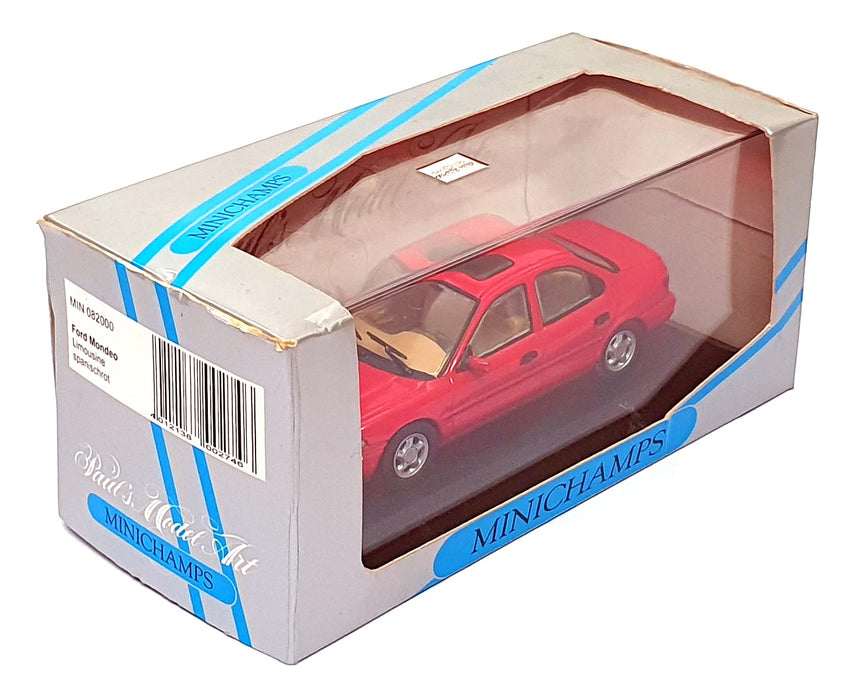 Minichamps 1/43 Scale MIN 082000 - Ford Mondeo Limousine - Spanischrot (Red)