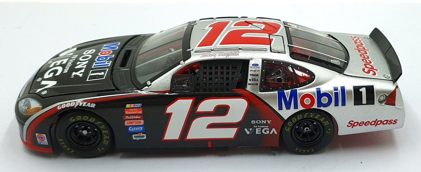 Team Caliber 1/24 Scale P122276SO - 2001 Ford Taurus #12 NASCAR - Mayfield