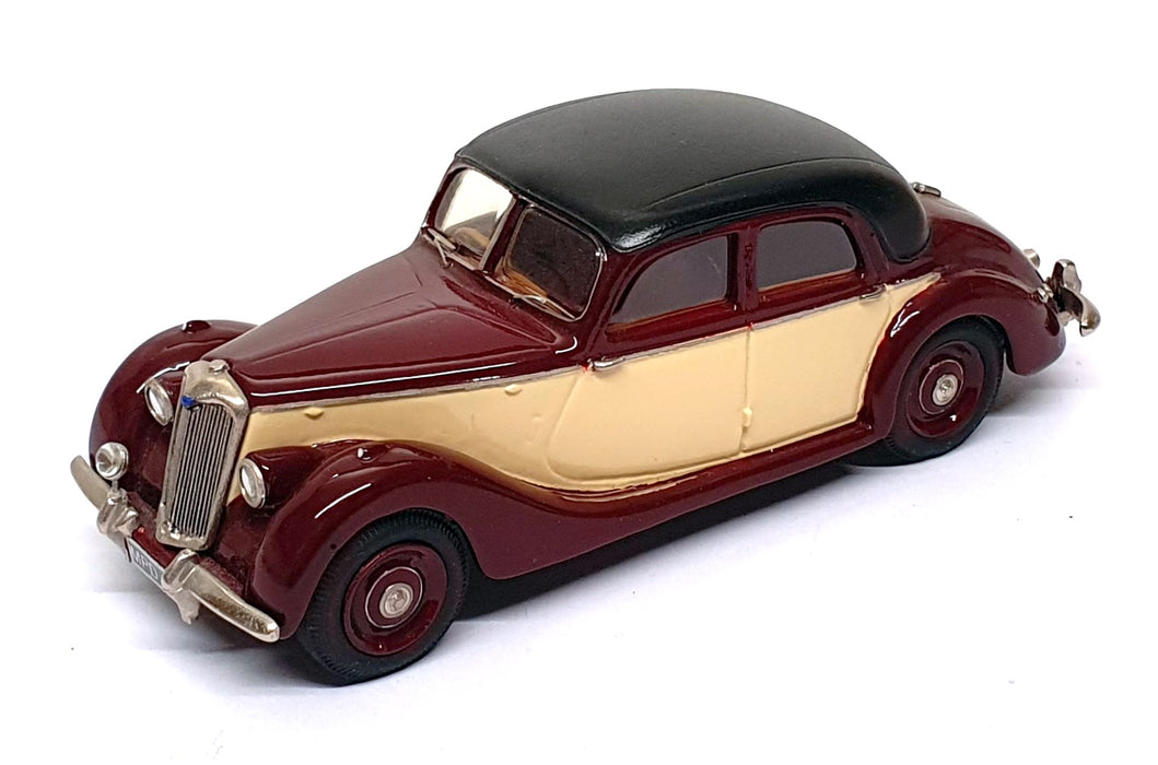 Crossway Models 1/43 Scale CM04 - Riley RMA Saloon - Maroon/Cream