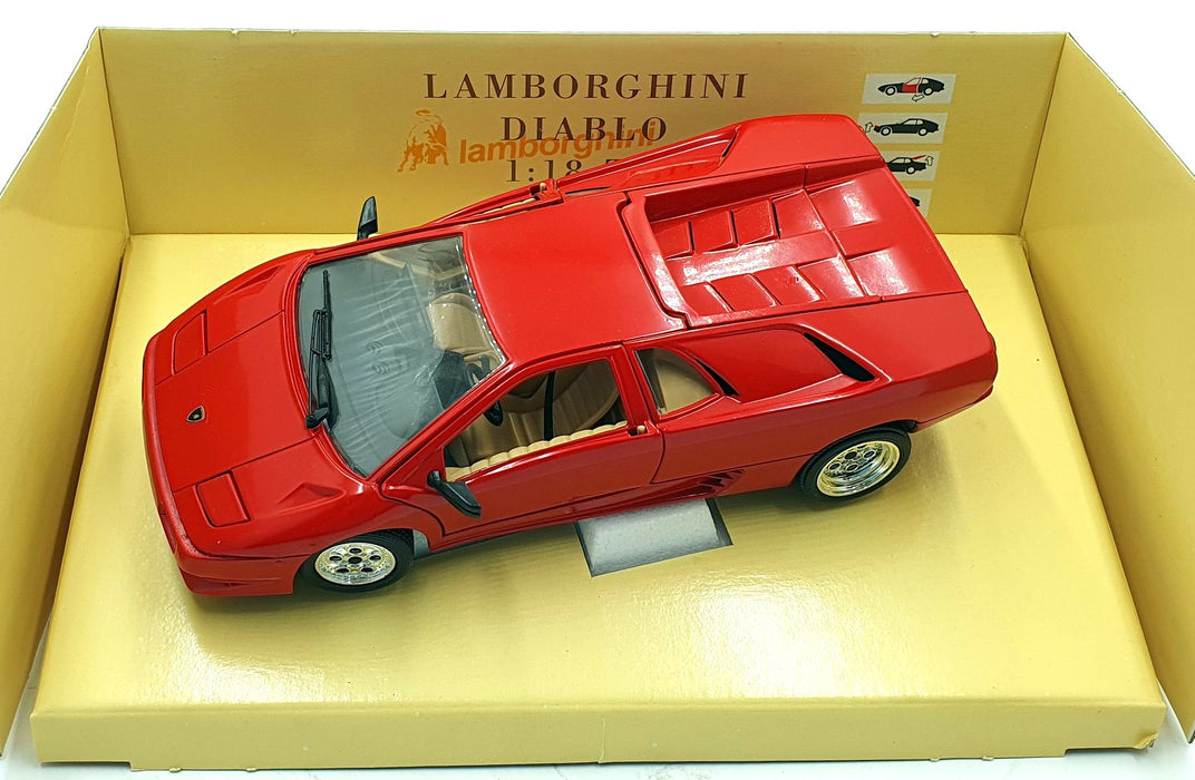 Polistil 1/18 Scale Diecast 059400 - Lamborghini Diablo - Red