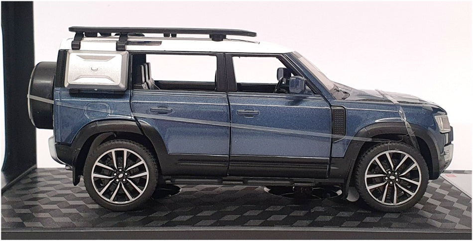 QY Toys 1/32 Scale Q3002A - Land Rover Defender 110 - Met Blue