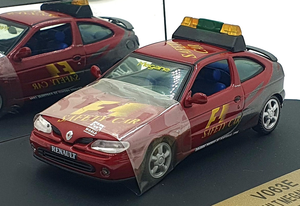 Vitesse 1/43 Scale V063E - Renault Megane Coupe Safety Car - Red
