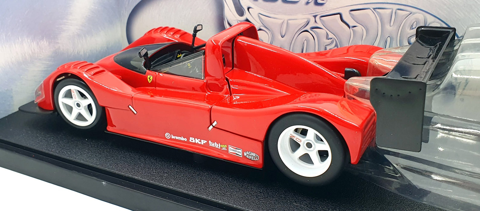 Hot Wheels 1/18 Scale Diecast 29230 - Ferrari 333 SP - Red/Black