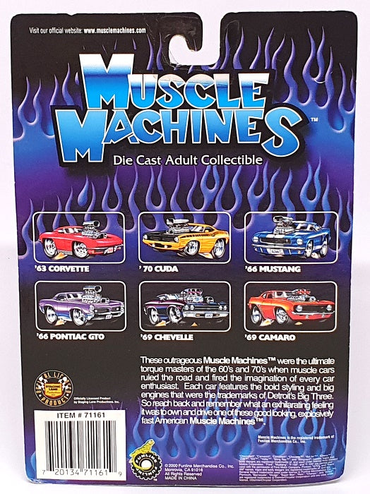 Muscle Machines 1/64 Scale 71161 01-71 - 1940 Willys Truck - Blue