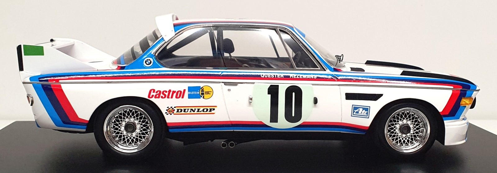 Spark 1/18 Scale 18SPA1973 - BMW 3.0 CSL #10 1st 24Hr Spa 1973