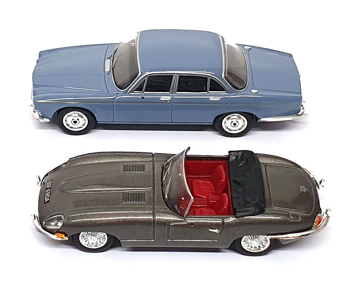 Vanguards 1/43 Scale JA1002 Past Times Jaguar Set XJ6 S1 & E-Type 3.8L Roadster