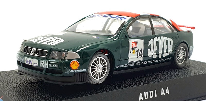 Scalextric 1/32 Scale Slot Car C2131 - Audi A4 #14 Euro Jever - Green