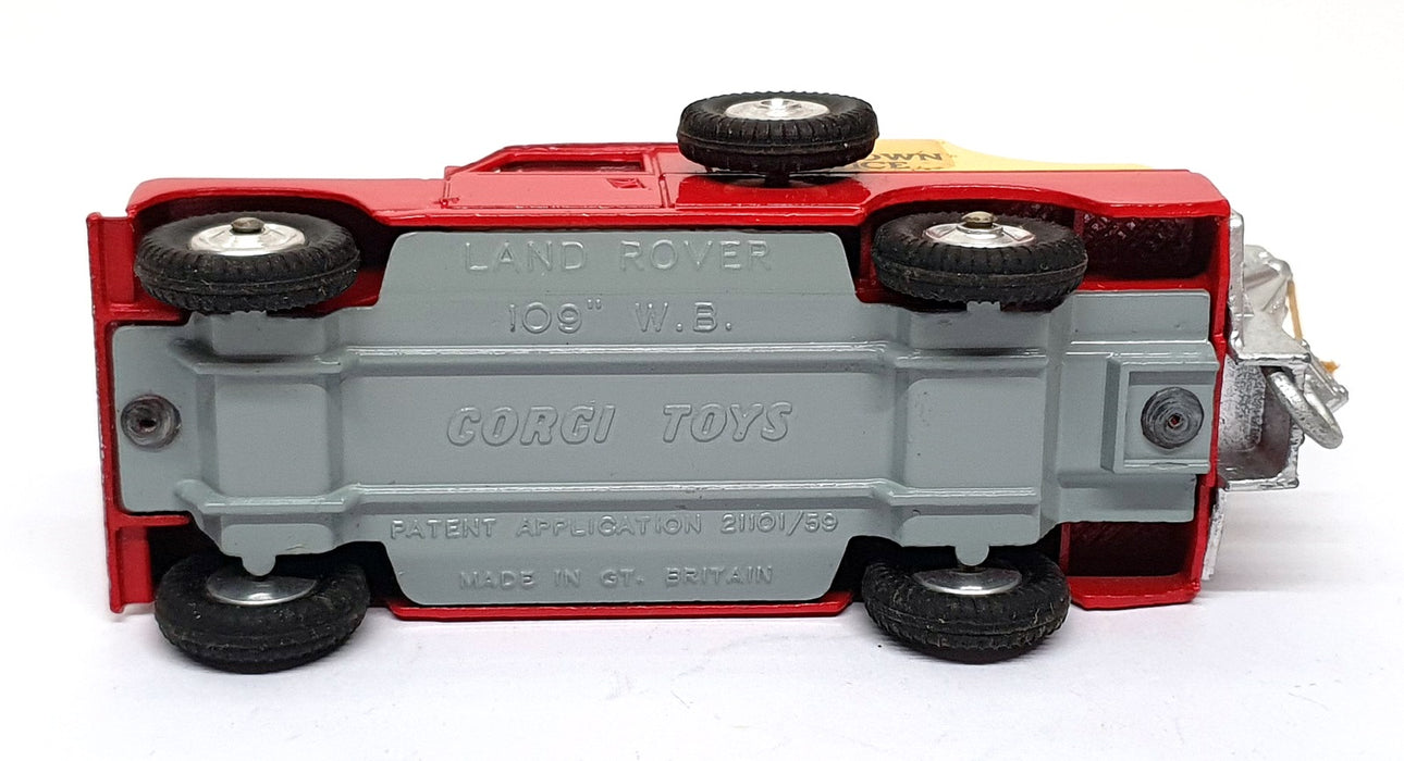 Corgi Toys Original Diecast 417S - Land Rover Breakdown Truck - Red/Yellow