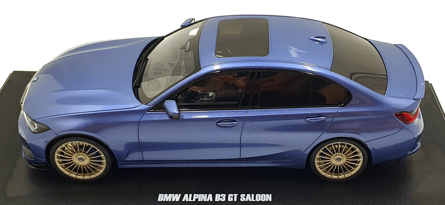 GT Spirit 1/18 Scale Resin GT543 - BMW Alpina B3  GT Saloon - Blue