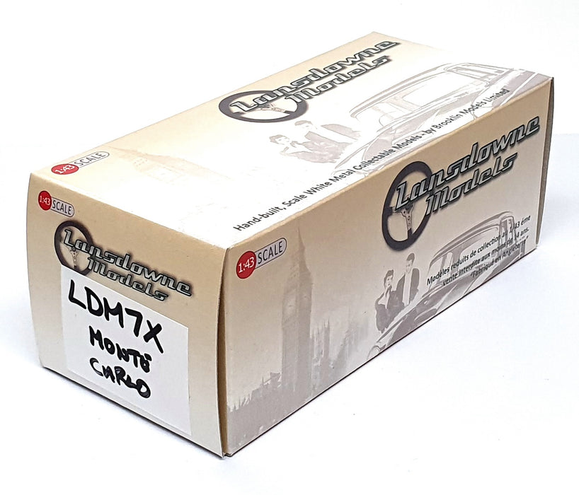 Lansdowne Models 1/43 Scale LDM7X - 1953 Ford Zephyr Six 1st Monte Carlo 1953