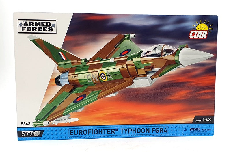 Cobi Bricks 1/48 Scale 5843 - Eurofighter Typhoon FGR4 - Armed Forces