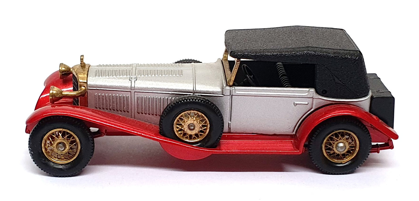 Matchbox Models Of Yesteryear Y-16 - 1928 Mercedes SS Coupe - Silver/Red/Black