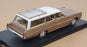 Goldvarg 1/43 Scale GC-093B - 1964 Pontiac Safari S. Wagon - Saddle Bronze/Cream