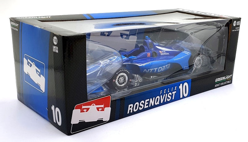 Greenlight 1/18 Scale Diecast 11056 Indy Honda #10 NTT Data - Rosenqvist