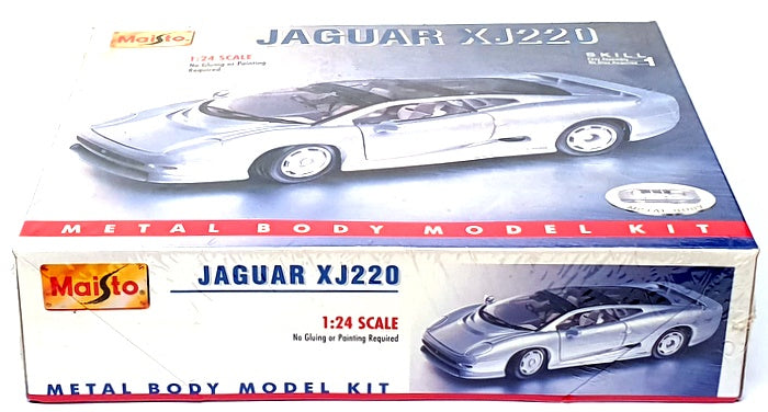 Maisto 1/24 Scale Model Car Kit 39907 - Jaguar XJ220 - Silver