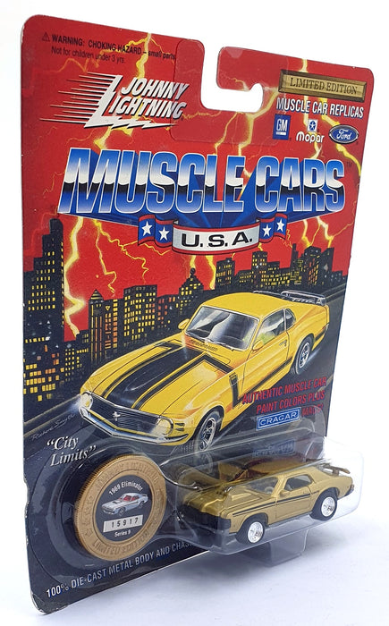 Johnny Lightning 1/64 Scale 200-190 - Muscle Cars 1969 Mercury Eliminator Gold