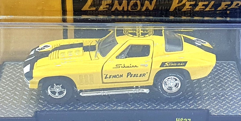 Castline M2 Machines 1/64 Scale  HS37 - 1966 Chevrolet Corvette 427 - Yellow
